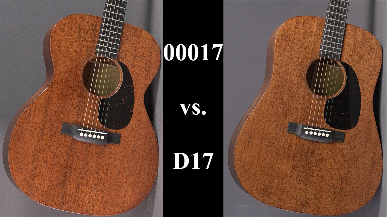 BRANDNEW Martin 000-17 Standard vs. D-17 Standard