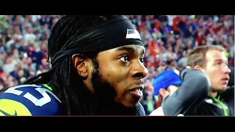 Super Bowl XLIX Final Interception (Sherman reaction PRICELESS) !!!!!