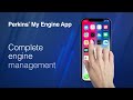 Perkins my engine app  overview