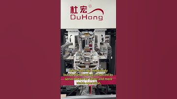 Bubble-free molding, enhanced by servo motors for faster and more stable operation.