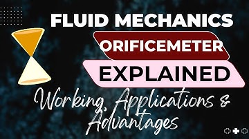 🔍 Orifice Meter Explained in 60 sec: Working & Applications [Fluid Mechanics]