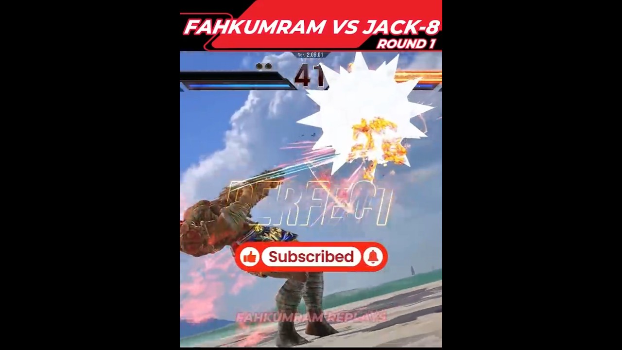 Short Video 🎮 | Tekken Ball Replays ⚽ Fahkumram VS Jack-8 | Round 1️⃣ 