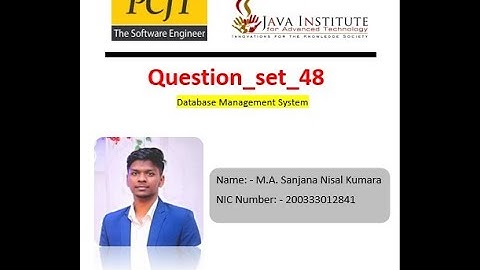 DBMS Question 48