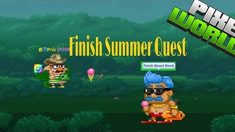 Finishing Summer Event Questline 2023! | Pixel Worlds
