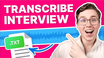 How To AUTOMATICALLY Transcribe An Interview