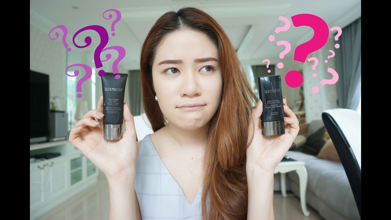 REVIEW || เปรียบเทียบ 2 รองพื้นใหม่จาก Laura Mercier || NinaBeautyWorld