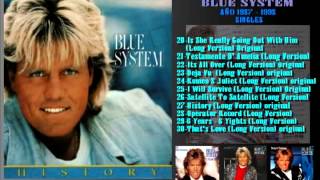 BLUE SYSTEM - HISTORY (LONG VERSION) ORIGINAL Resimi