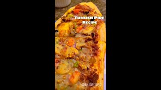  Turkish Pizza Recipe  Pide Recipe  Learn To Make Pide In Under A Minute 