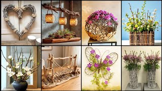 Stunning Twig & Wood Crafts You’ll Love/Rustic DIY Home Decor, Natural Art & Creative Handmade Ideas