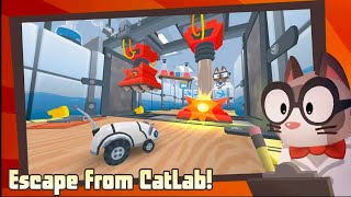 Mousebot: Escape From CatLab - FULL GAME Walkthrough (All Levels)