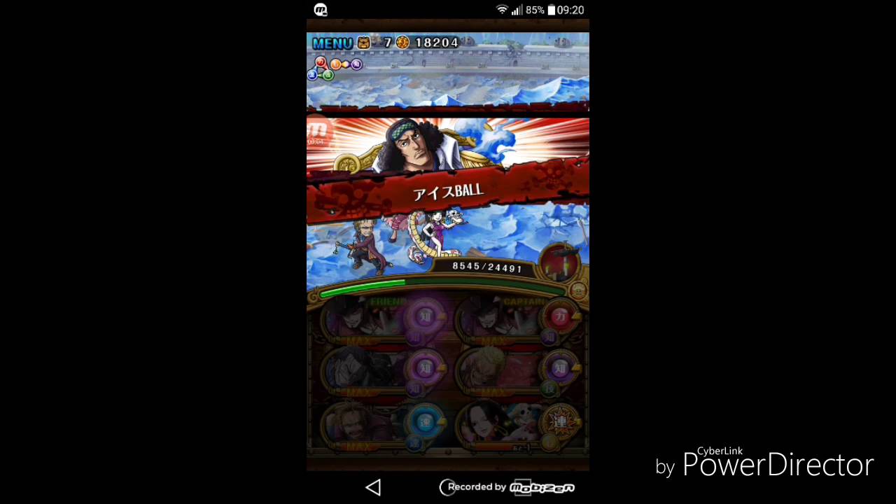 Aokiji 30 stamina mihawk Team [OPTC]