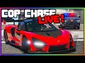 McLaren Police Chase and More Heists | GTA 5 LIVE