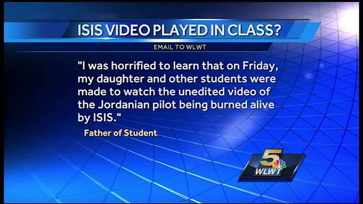 Parents unhappy after students say video of ISIS execution shown in class