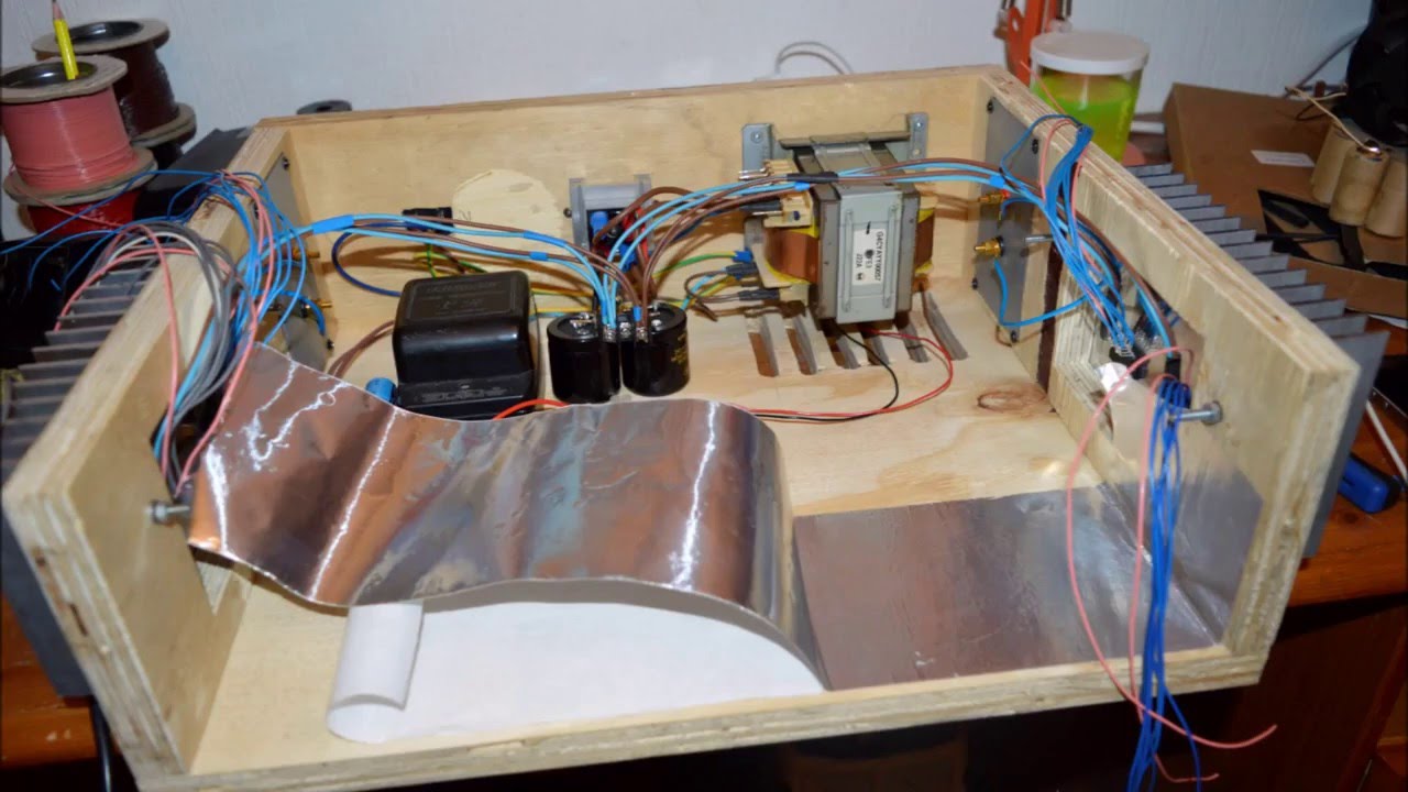 Amplifier build: TDA7294 - YouTube