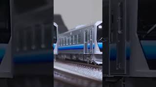 前編 JR東日本 GV-E401・402形(秋田色)〈TOMIX 98107〉 n scale 走らせた JR EAST GV-E401/402(Akita Area) ＃Shorts