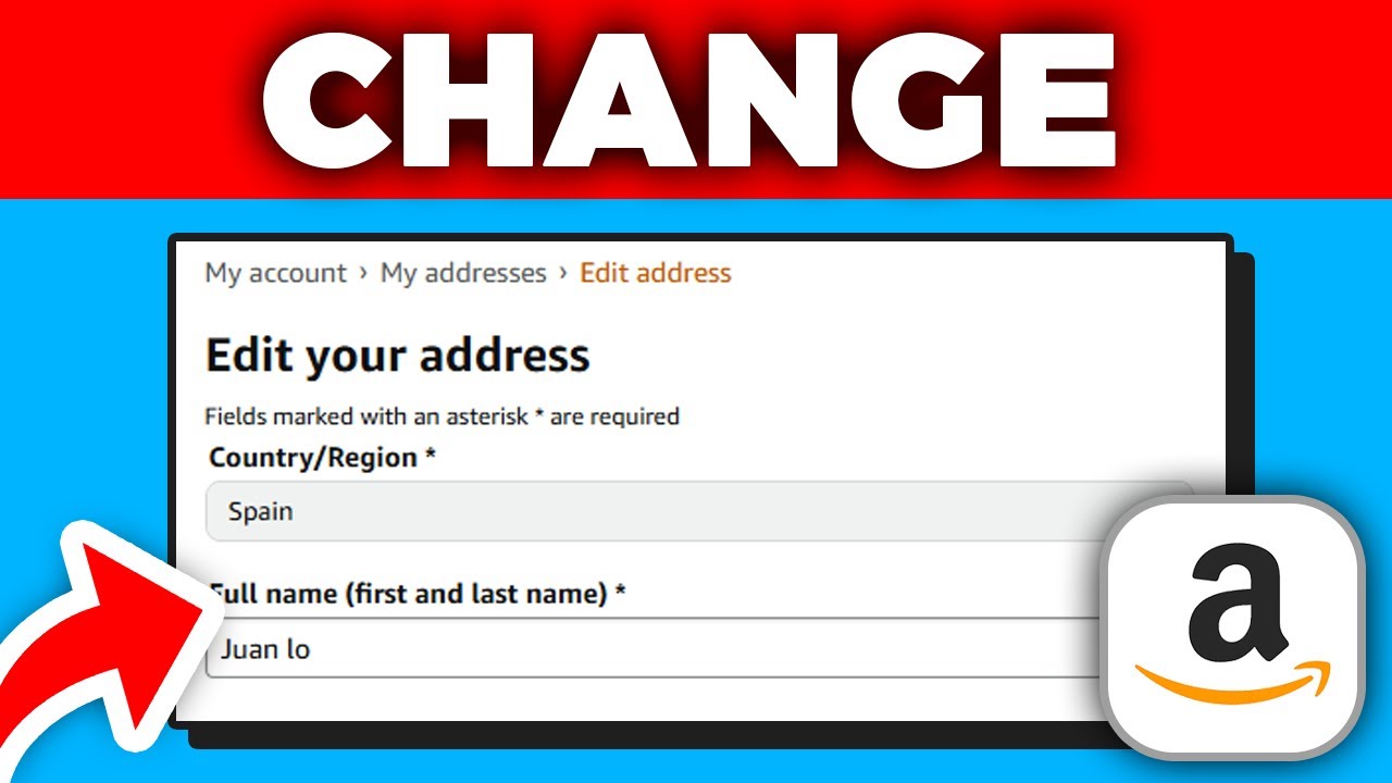 How To Change Or Add Your Adress On Amazon (2026) | So Easy! - YouTube