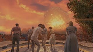 Nuclear explosion scene! (Fallout 4 PS5)