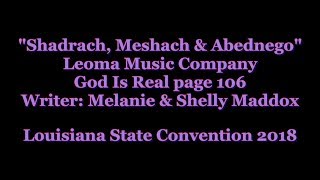 Shadrach, Meshach & Abednego chords