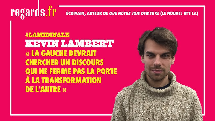 Entrevue avec l'écrivain Kevin Lambert pour son roman «Que notre joie  demeure» 