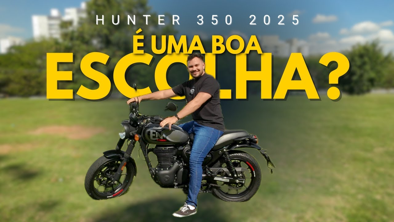 Hunter 350 2025 – Vale a Pena? Review Completo, Consumo, Velocidade e Detalhes! 🏍️🔥