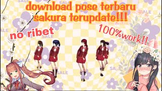 download link 10 pose terbaru sakura school simulator lengkap!!! pasti bisa