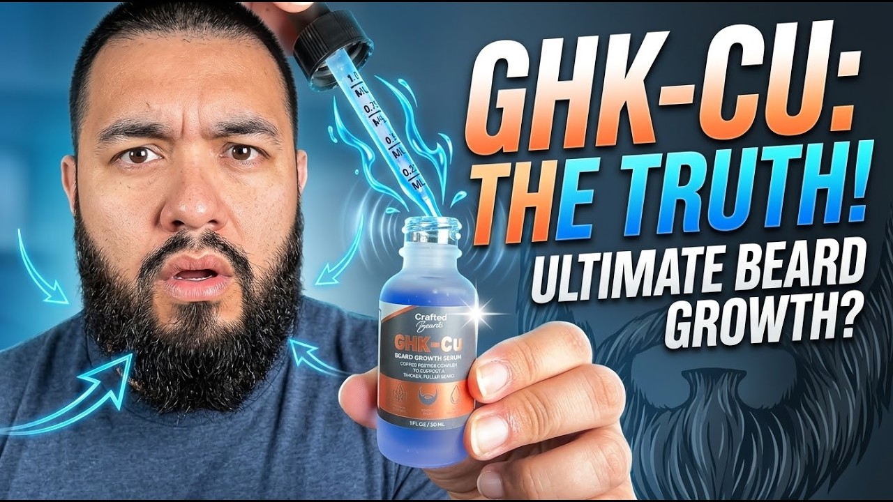 ghk-cu beard growth or facial hair We Tried Crafted Beards Copper Peptide — Here's What Happened! shopify-tags=
