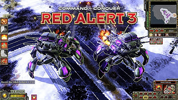 Red Alert 3 Remix MOD Soviet in PVE MAP The Final Countdown | Tesla Cannon is the MVP!