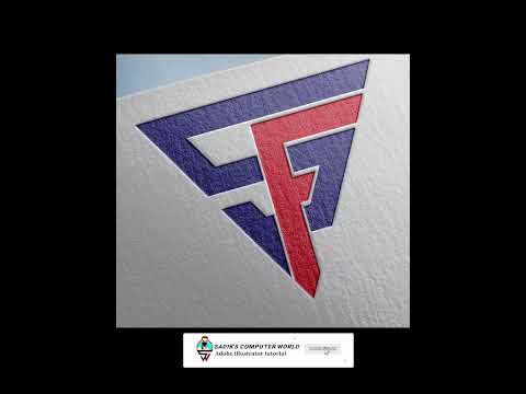 Logo Design Tutorial  "FS" #shorts