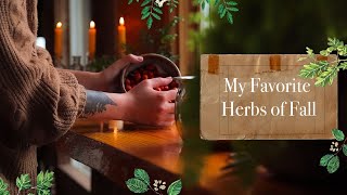 My Favorite Magickal Herbs of Fall