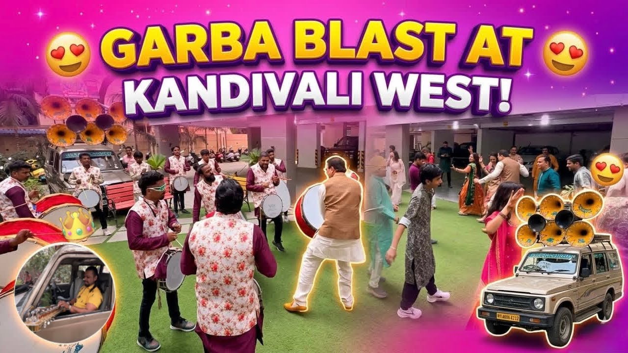 Kandivali Event Show 🥰 || Full Garba Blast 🔥⚡️ || ft.Ruf & Tuf Musical Group 👑 || 