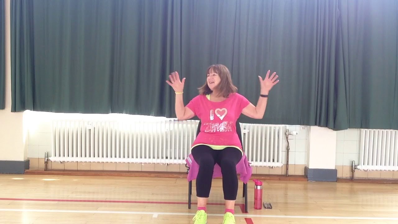 Seated Chair Exercise Zumba Gold "Waka Waka" YouTube