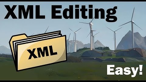 XML Editing