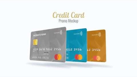 Credit Card Promo Mock-up| VideoHive Templates | After Effects Project Files