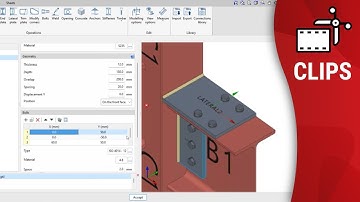 CYPE Connect and StruBIM Steel: New operation - lateral plate
