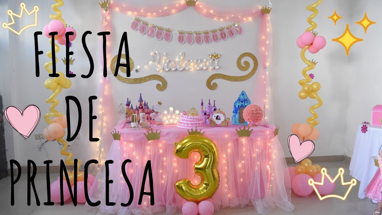 IDEAS DE CUMPLEAÑOS PARA NIÑAS, DECORACIÓN DE PRINCESAS 