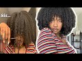 Cutting Bangs On Curly Hair | DIY Haircut  At Home