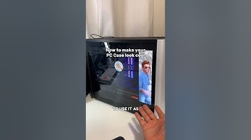 How to install a Screen into your PC AND make it look cool.. Cool PC#pc #pcbuild #tech #gamingpc