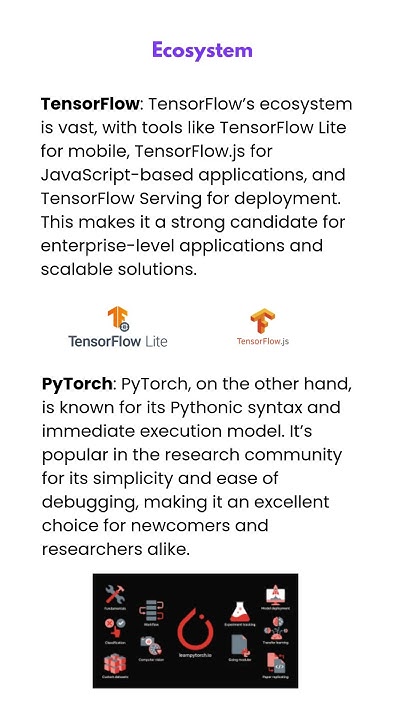 What is the difference between Pytorch and Tensorflow? - YouTube