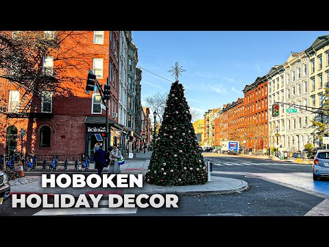 Walking Hoboken, NJ during the Holidays 2021