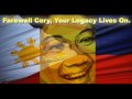 Leah Salonga sings BayanKo at Cory Aquino funeral