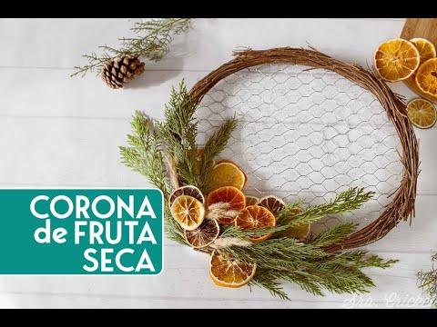 Video: Corona de frutas para Navidad: cómo hacer una corona de frutas secas