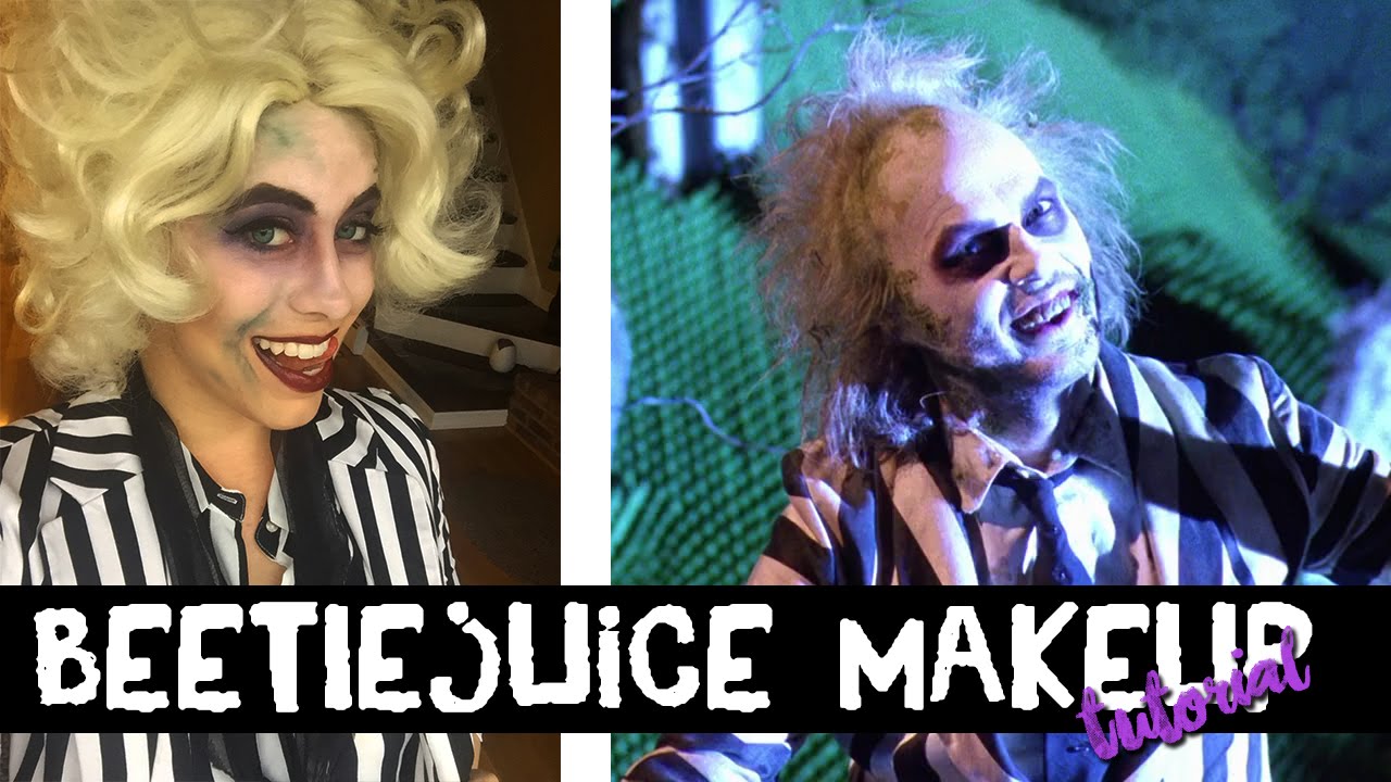 Beetlejuice makeup tutorial! | Jedimanda