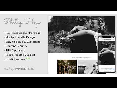 PH - Responsive Wedding Photography WordPress Theme | Themeforest Website Templates and Themes