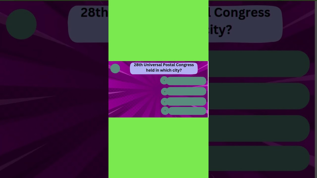 28th Universal Postal Congress held in which city?