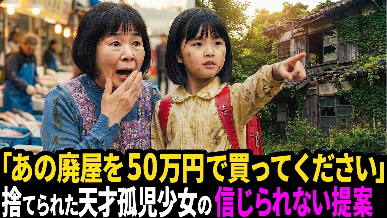 「おばあちゃん、その廃屋を50万円で買ってください！」捨てられた天才少女の驚くべき提案