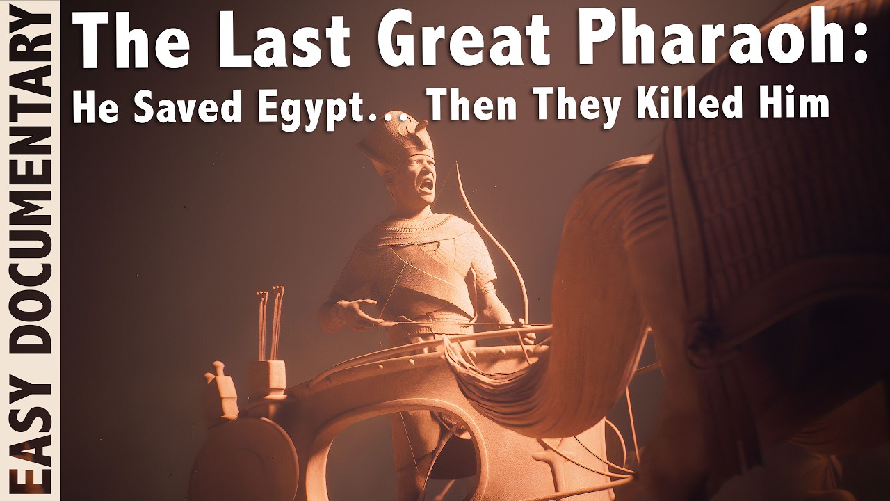 Documentary backdrop image for The Last Great Pharaoh: He Saved Egypt… Then They Killed Him (2026)