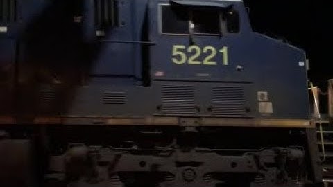 [CSXT]5221 GE ES40DC & 3442 GE ET44AH Leads Q032-06 Headed NB & 1st Gen K5HL & Long In Fay NC