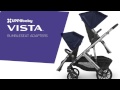 Uppababy vista stroller  attaching the rumbleseat adapters