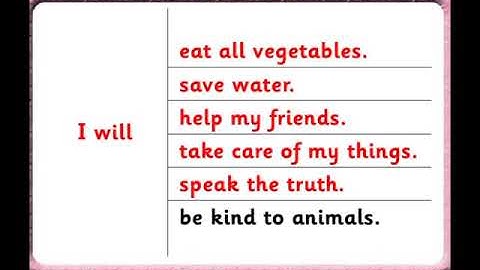 std  4 unit 1  PAGE NO 7,8 3 I WILL   I WILL NOT