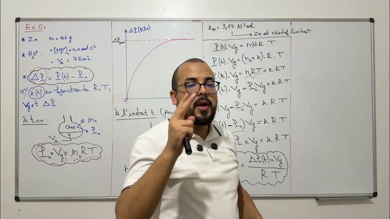 2BAC Biof | Suivi temporel :Exercice 5- Cas variation pression 